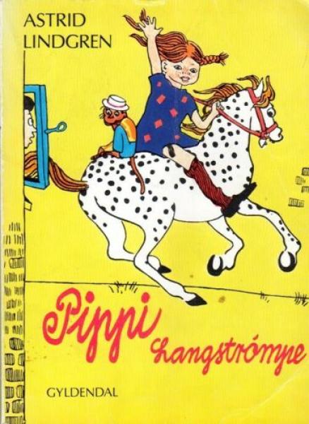 Astrid Lindgren book DANISH - Pippi Langstrompe - paperback